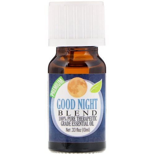 Healing Solutions, 100% Pure Therapeutic Grade Essential Oil, Good Night Blend, 0.33 fl oz (10 ml) Review