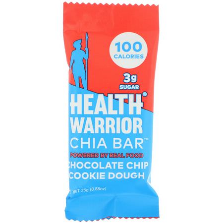 Health Warrior Inc Nutritional Bars Chia Seeds - Chiafrön, Nötter, Näringsstänger