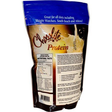 Vassleprotein, Idrottsnäring: HealthSmart Foods, Chocolite Protein, Cappuccino, 14.7 oz (418 g)