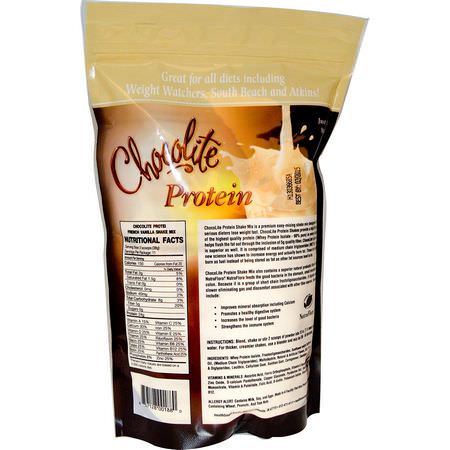 Vassleprotein, Idrottsnäring: HealthSmart Foods, Chocolite Protein, French Vanilla, 14.7 oz (418 g)