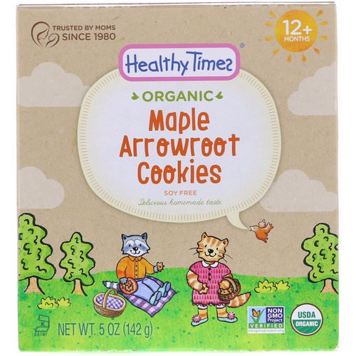 Healthy Times, Organic, Arrowroot Cookies, Maple, 12+ Months, 5 oz (142 g) Review