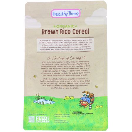 Healthy Times Baby Hot Cereals - Varmt Spannmål För Barn, Barnfoder, Barn, Barn