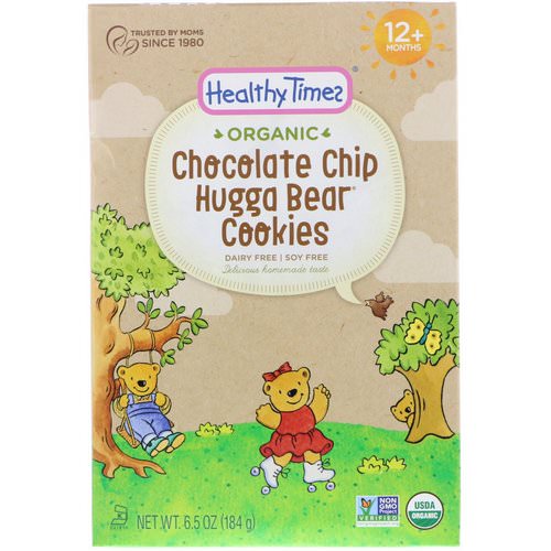 Healthy Times, Organic, Hugga Bear Cookies, Chocolate Chip, 12+ Months, 6.5 oz (184 g) Review
