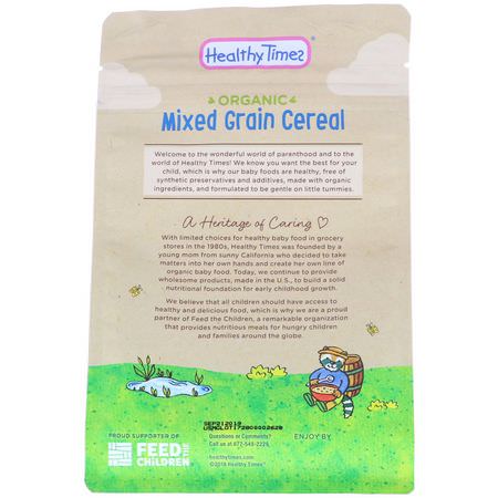 Healthy Times Baby Hot Cereals - Varmt Spannmål För Barn, Barnfoder, Barn, Barn