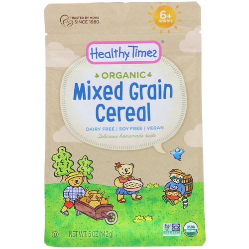 Healthy Times, Organic, Mixed Grain Cereal, 6+ Months, 5 oz (142 g) Review