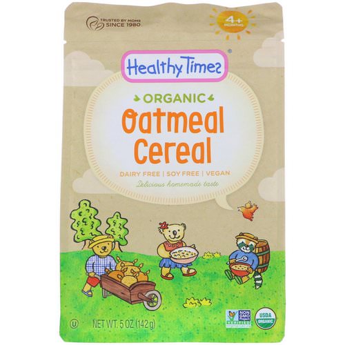 Healthy Times, Organic, Oatmeal Cereal, 4+ Months, 5 oz (142 g) Review