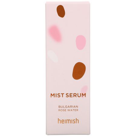 Face Mist, K-Beauty Moisturizers, Krämer, Face Moisturizers: Heimish, Mist Serum, Bulgarian Rose Water, 55 ml