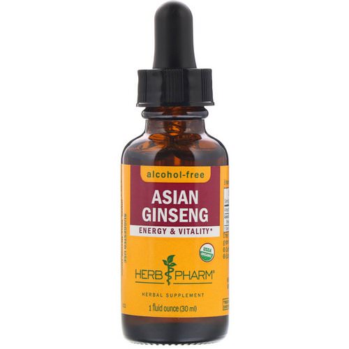 Herb Pharm, Asian Ginseng, Alcohol-Free, 1 fl oz (30 ml) Review