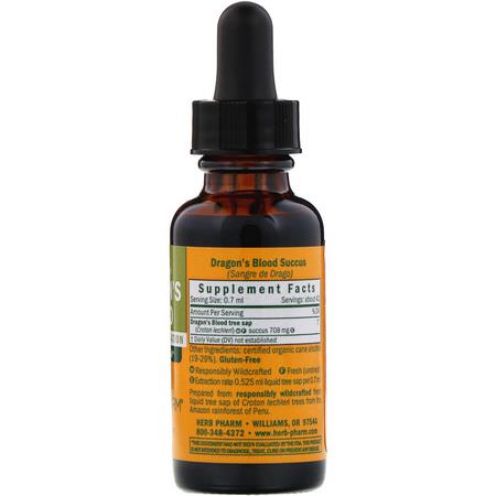 Örter, Homeopati, Örter: Herb Pharm, Dragon's Blood, 1 fl oz (30 ml)