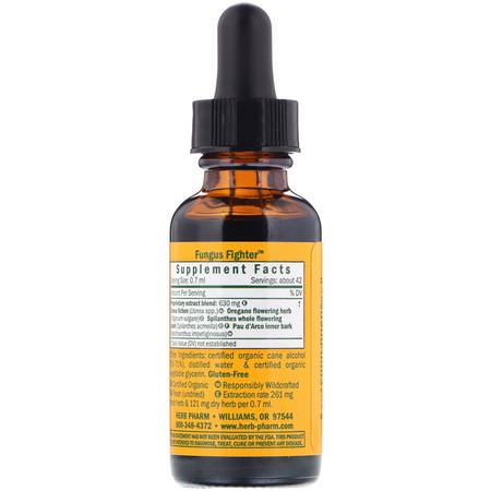 Örter, Homeopati, Örter: Herb Pharm, Fungus Fighter, 1 fl oz (30 ml)