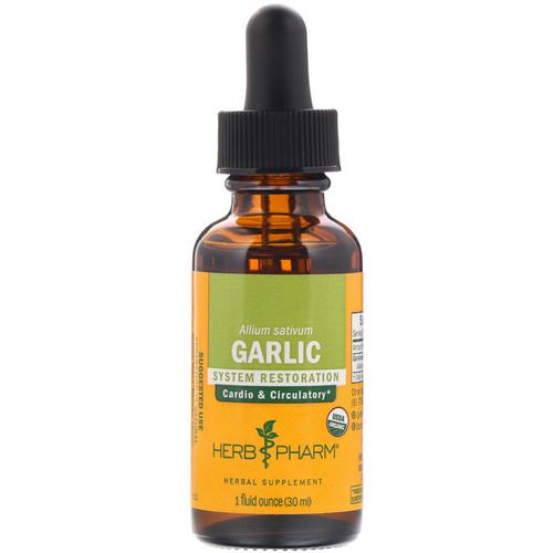 Herb Pharm, Garlic, Allium Sativum, 1 fl oz (30 ml) Review