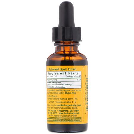Motherwort, Homeopathy, Örter: Herb Pharm, Motherwort, 1 fl oz (30 ml)