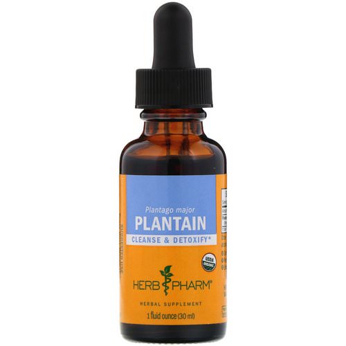 Herb Pharm, Plantain, Fresh Leaf, 1 fl oz (30 ml) Review