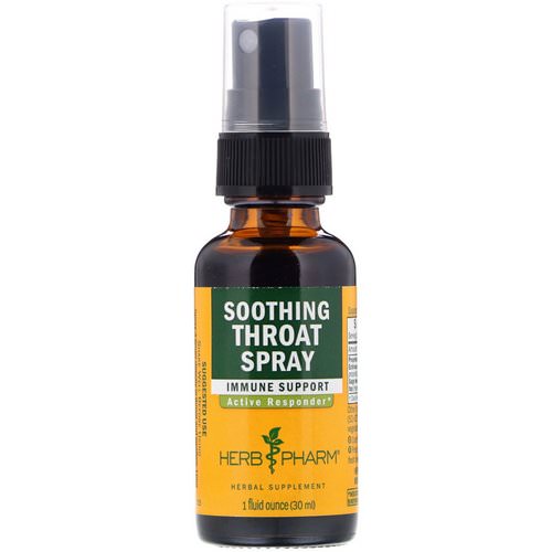 Herb Pharm, Soothing Throat Spray, 1 fl oz (29.6 ml) Review
