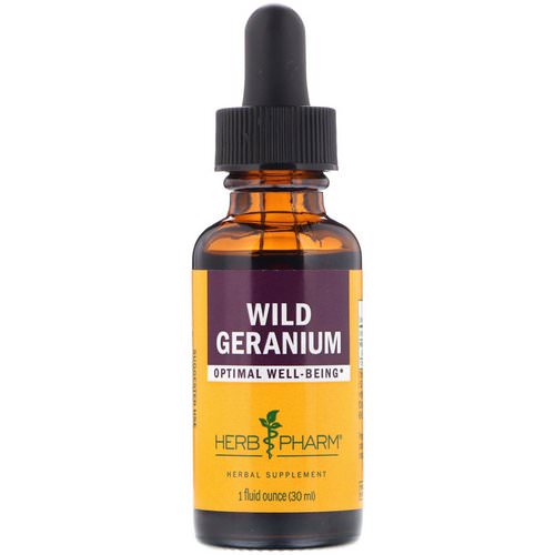 Herb Pharm, Wild Geranium, 1 fl oz (30 ml) Review