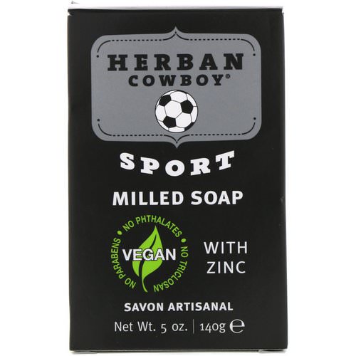 Herban Cowboy, Milled Soap, Sport, 5 oz (140 g) Review