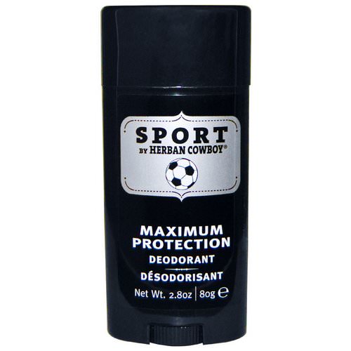 Herban Cowboy, Sport, Maximum Protection Deodorant, 2.8 oz (80 g) Review