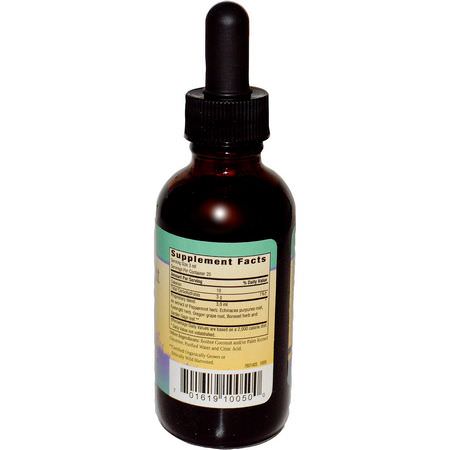 Förkylning, Kosttillskott, Hosta, Influensa: Herbs for Kids, Echinacea/Eyebright, 2 fl oz (59 ml)