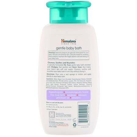 Shower Gel, Baby Body Wash, Hår, Hud: Himalaya, Gentle Baby Bath, Chickpea and Green Gram, 6.76 fl oz (200 ml)
