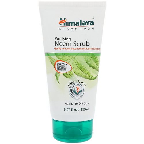 Himalaya, Purifying Neem Scrub, Normal to Oily Skin, 5.07 fl oz (150 ml) Review
