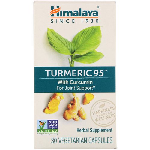 Himalaya, Turmeric 95 with Curcumin for Joint Support, 30 Vegetarian Capsules Review