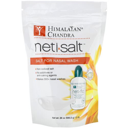 Himalayan Institute, Neti Salt, Salt for Nasal Wash, 1.5 lbs (680.3 g) Review