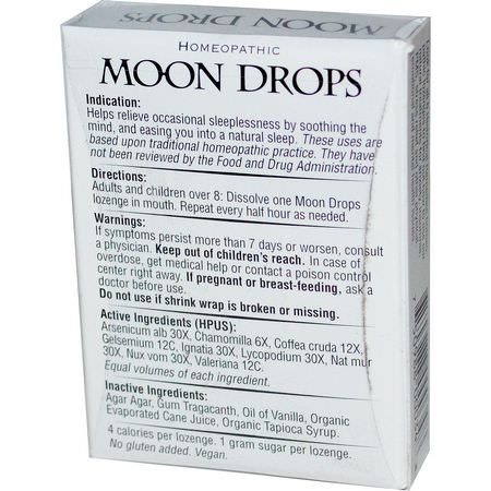Homeopati, Örter: Historical Remedies, Moon Drops, 30 Homeopathic Lozenges