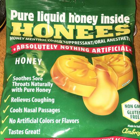 Honees Sore Throat Cough Lozenges Condition Specific Formulas