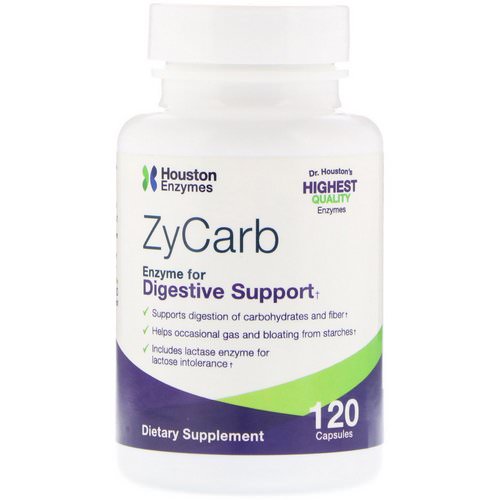 Houston Enzymes, ZyCarb, 120 Capsules Review