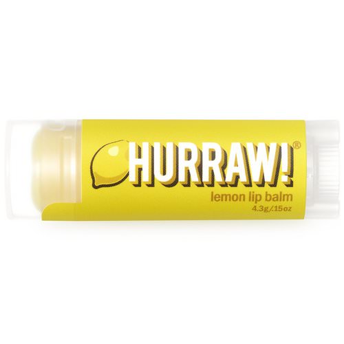 Hurraw! Balm, Lip Balm, Lemon, .15 oz (4.3 g) Review