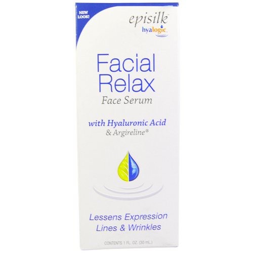 Hyalogic, Episilk, Facial Relax Face Serum, 1 fl oz (30 ml) Review