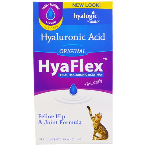 Hyalogic, HyaFlex for Cats, Oral Hyaluronic Acid (HA), Original, 1 oz (30 ml) Review