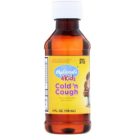 Hyland's Children's Cold Flu Cough Cold Cough Flu - Förkylning, Kosttillskott, Hosta, Influensa