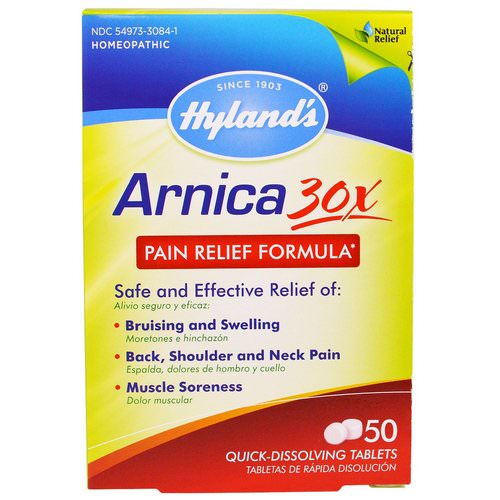 Hyland's, Arnica 30X, 50 Quick-Dissolving Tablets Review