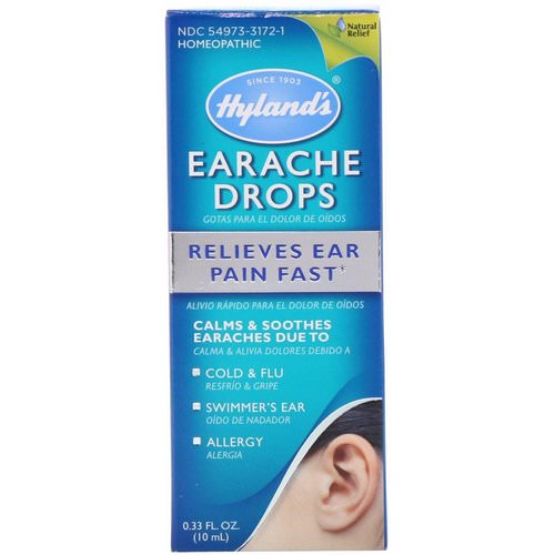 Hyland's, Earache Drops, 0.33 fl oz (10 ml) Review