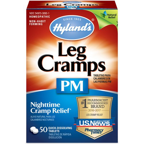 Hyland's, Leg Cramps PM, 50 Quick-Dissolving Tablets Review