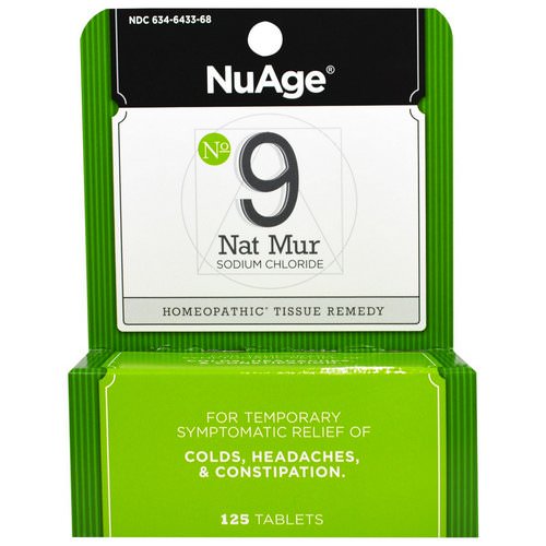 Hyland's, NuAge, No 9 Nat Mur, 125 Tablets Review