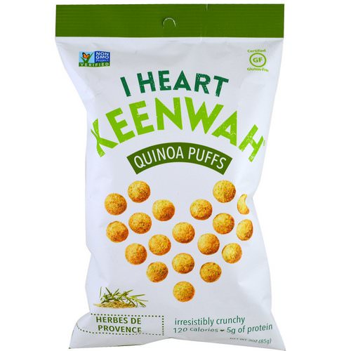 I Heart Keenwah, Quinoa Puffs, Herbes De Provence, 3 oz (85 g) Review