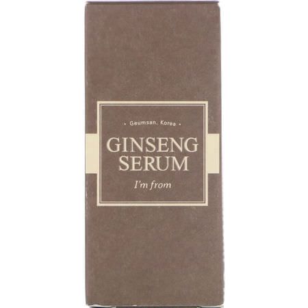 Firming, Anti-Aging, Behandlingar, Serums: I'm From, Ginseng Serum, 30 ml