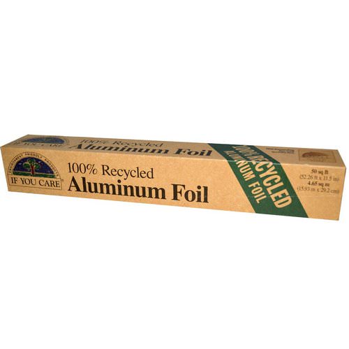 If You Care, 100% Recycled Aluminum Foil, 50 sq ft (52.26 ft x 11.5 in) Review
