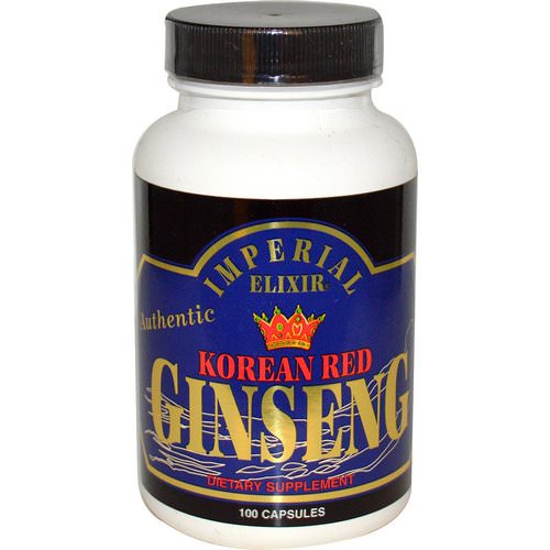 Imperial Elixir, Korean Red Ginseng, 100 Capsules Review