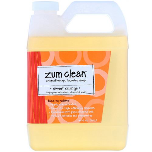 Indigo Wild, Zum Clean, Aromatherapy Laundry Soap, Sweet Orange, 32 fl oz (.94 L) Review