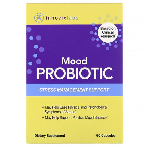 InnovixLabs, Mood Probiotic, Stress Management Support, 60 Capsules Review