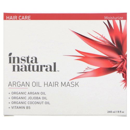 InstaNatural, Argan Oil Hair Mask, 8 fl oz (240 ml) Review
