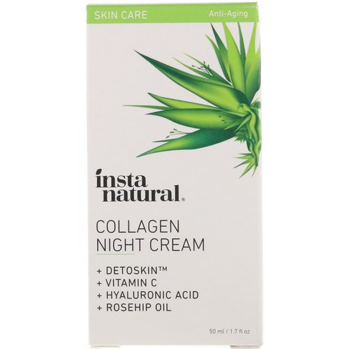InstaNatural, Collagen Night Cream, 1.7 fl oz (50 ml) Review