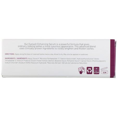 Peptider, Serum, Behandlingar, Skönhet: InstaNatural, Eyelash Enhancing Serum, 0.35 fl oz (10 ml)