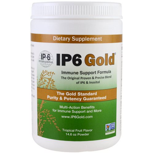 IP-6 International, IP6 Gold, Immune Support Formula, Tropical Fruit Flavor, 14.6 oz Powder Review