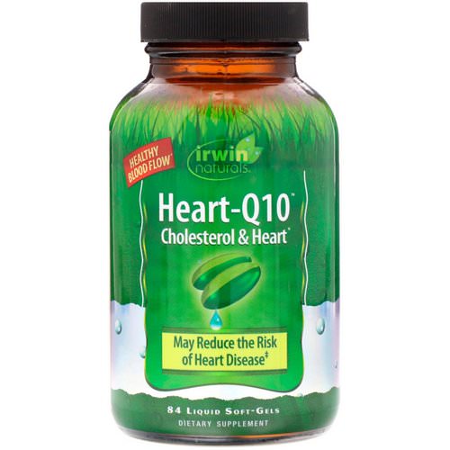 Irwin Naturals, Heart-Q10, Cholesterol & Heart, 84 Liquid Soft-Gels Review