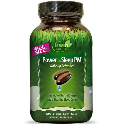 Irwin Naturals, Power to Sleep PM, 120 Liquid Soft-Gels Review