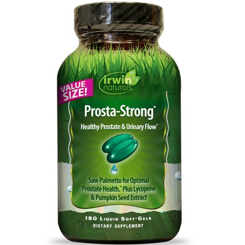 Irwin Naturals, Prosta-Strong, Healthy Prostate & Urinary Flow, 180 Liquid Soft-Gels Review
